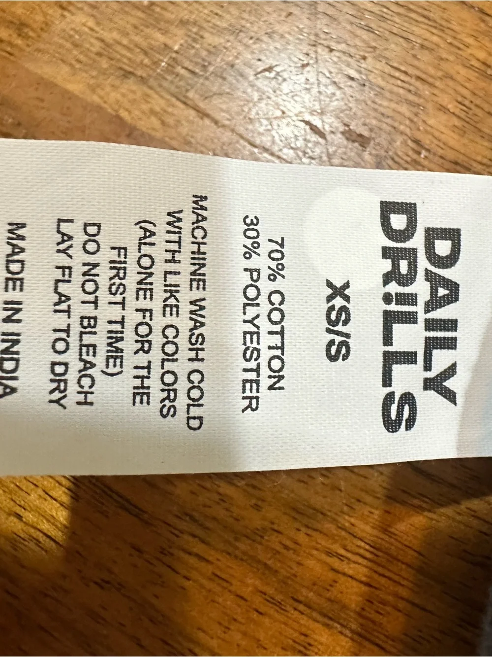 Daily Drills navy/denim mock neck XS/S Brand New - Picture 5 of 5